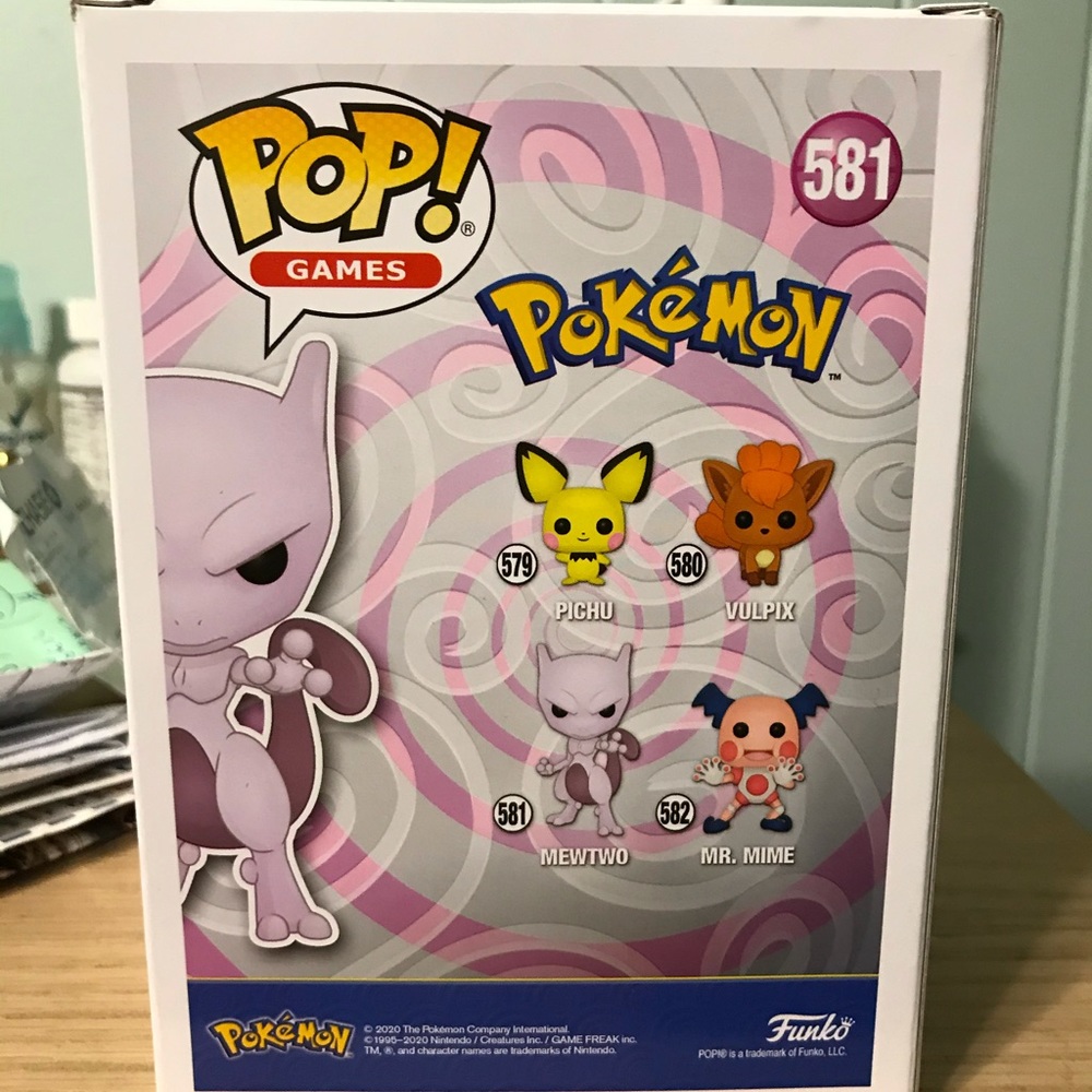 Funko Flocked Mewtwo - Brand New in Box - Picture 3 of 9
